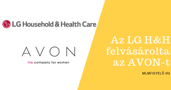 Az AVON Észak-Amerikát 125 millió dollárért felvásárolta az LG Household & Health Care