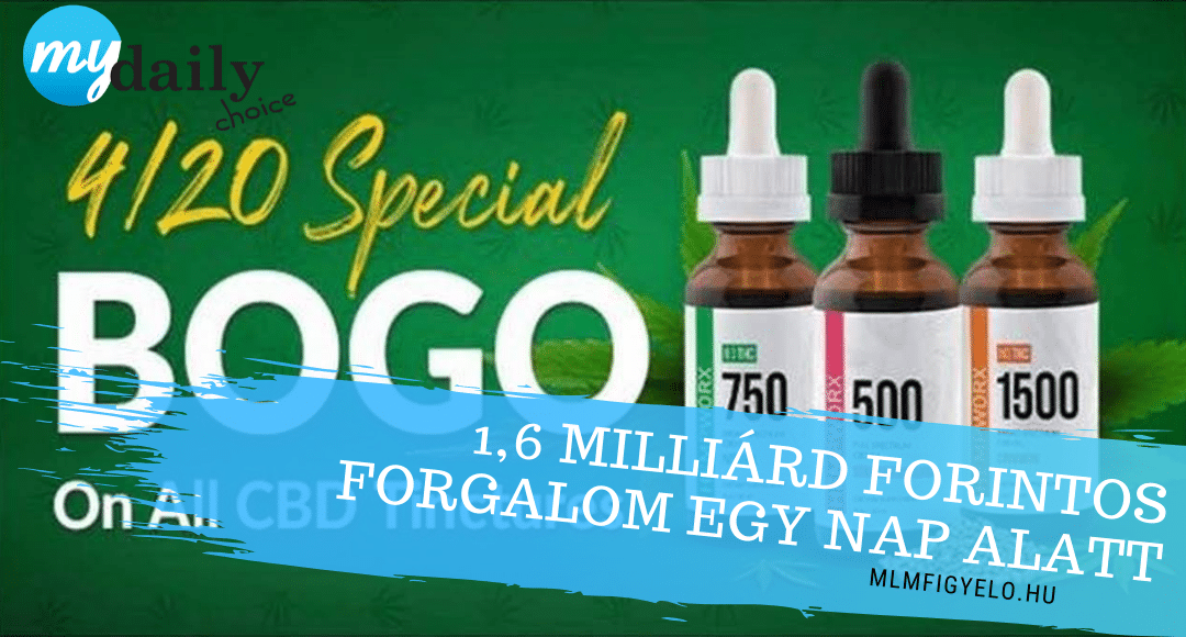 A MyDailyChoice 1,6 milliárd forintot forgalmazott egy nap alatt a 4/20 BOGO akció keretén belül